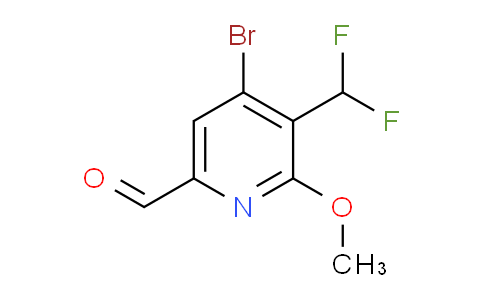 AM124528 | 1804461-22-0 | 4-Bromo-3-(difluoromethyl)-2-methoxypyridine-6-carboxaldehyde