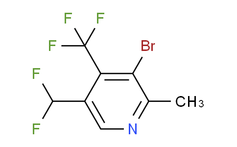 AM124531 | 1804434-02-3 | 3-Bromo-5-(difluoromethyl)-2-methyl-4-(trifluoromethyl)pyridine