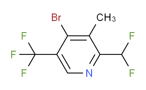 AM124535 | 1804952-00-8 | 4-Bromo-2-(difluoromethyl)-3-methyl-5-(trifluoromethyl)pyridine