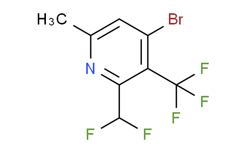 AM124537 | 1806861-89-1 | 4-Bromo-2-(difluoromethyl)-6-methyl-3-(trifluoromethyl)pyridine