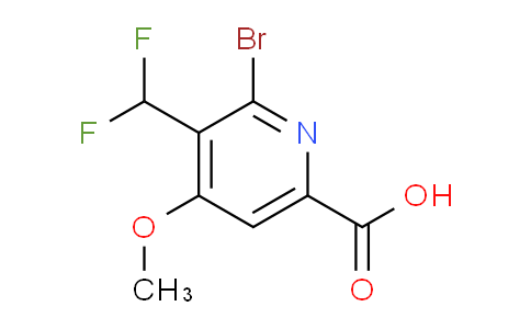 AM124540 | 1805341-96-1 | 2-Bromo-3-(difluoromethyl)-4-methoxypyridine-6-carboxylic acid