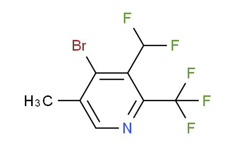 AM124541 | 1805935-00-5 | 4-Bromo-3-(difluoromethyl)-5-methyl-2-(trifluoromethyl)pyridine