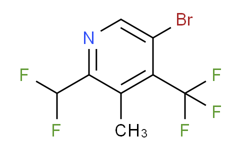 AM124544 | 1805344-32-4 | 5-Bromo-2-(difluoromethyl)-3-methyl-4-(trifluoromethyl)pyridine