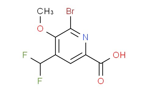 AM124545 | 1805247-58-8 | 2-Bromo-4-(difluoromethyl)-3-methoxypyridine-6-carboxylic acid