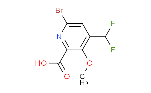 6-Bromo-4-(difluoromethyl)-3-methoxypyridine-2-carboxylic acid