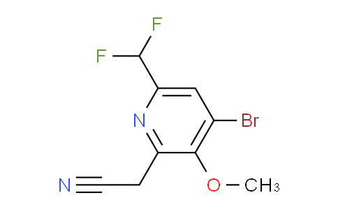 AM124551 | 1805921-13-4 | 4-Bromo-6-(difluoromethyl)-3-methoxypyridine-2-acetonitrile
