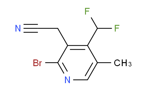 AM124552 | 1806862-20-3 | 2-Bromo-4-(difluoromethyl)-5-methylpyridine-3-acetonitrile