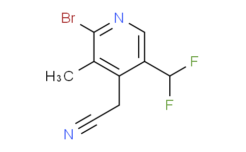 AM124553 | 1805935-12-9 | 2-Bromo-5-(difluoromethyl)-3-methylpyridine-4-acetonitrile