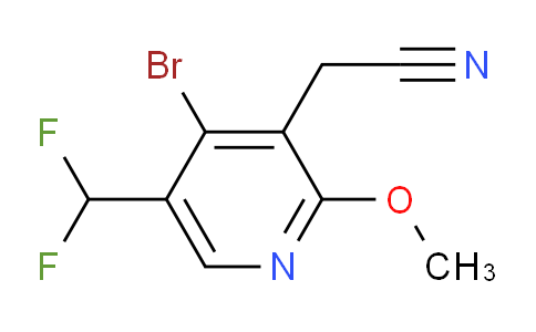AM124557 | 1807021-76-6 | 4-Bromo-5-(difluoromethyl)-2-methoxypyridine-3-acetonitrile