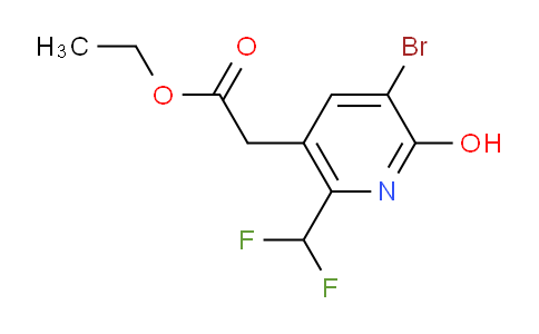 AM124560 | 1806875-44-4 | Ethyl 3-bromo-6-(difluoromethyl)-2-hydroxypyridine-5-acetate