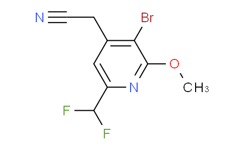 AM124561 | 1804856-17-4 | 3-Bromo-6-(difluoromethyl)-2-methoxypyridine-4-acetonitrile