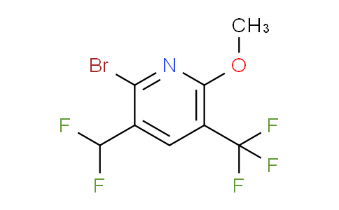 AM124580 | 1806869-55-5 | 2-Bromo-3-(difluoromethyl)-6-methoxy-5-(trifluoromethyl)pyridine