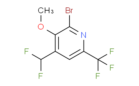 AM124583 | 1805424-69-4 | 2-Bromo-4-(difluoromethyl)-3-methoxy-6-(trifluoromethyl)pyridine