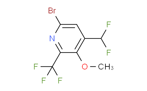 AM124584 | 1805164-32-2 | 6-Bromo-4-(difluoromethyl)-3-methoxy-2-(trifluoromethyl)pyridine