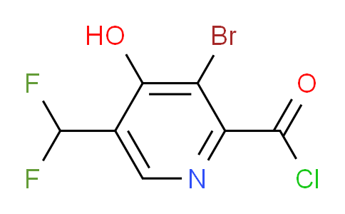 AM124585 | 1804888-33-2 | 3-Bromo-5-(difluoromethyl)-4-hydroxypyridine-2-carbonyl chloride