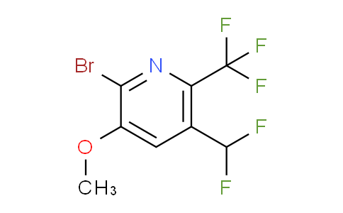 2-Bromo-5-(difluoromethyl)-3-methoxy-6-(trifluoromethyl)pyridine