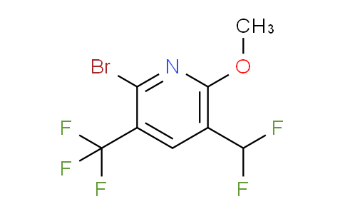 2-Bromo-5-(difluoromethyl)-6-methoxy-3-(trifluoromethyl)pyridine