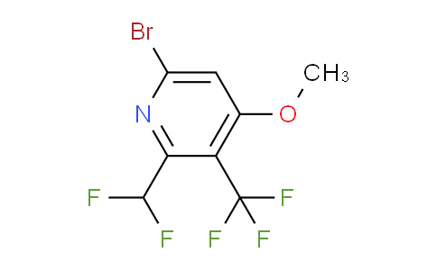 6-Bromo-2-(difluoromethyl)-4-methoxy-3-(trifluoromethyl)pyridine