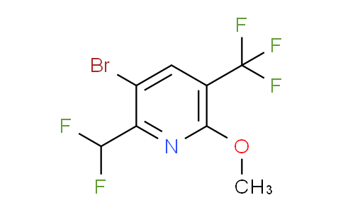 AM124598 | 1805424-83-2 | 3-Bromo-2-(difluoromethyl)-6-methoxy-5-(trifluoromethyl)pyridine