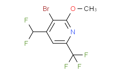 AM124600 | 1805424-87-6 | 3-Bromo-4-(difluoromethyl)-2-methoxy-6-(trifluoromethyl)pyridine