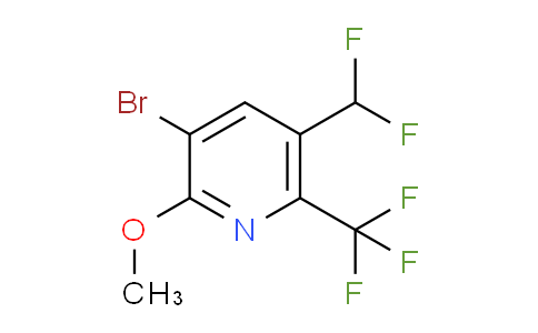 AM124605 | 1805164-77-5 | 3-Bromo-5-(difluoromethyl)-2-methoxy-6-(trifluoromethyl)pyridine