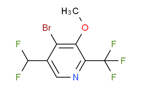 AM124615 | 1806870-18-7 | 4-Bromo-5-(difluoromethyl)-3-methoxy-2-(trifluoromethyl)pyridine