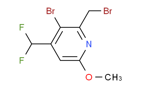 AM124616 | 1805241-76-2 | 3-Bromo-2-(bromomethyl)-4-(difluoromethyl)-6-methoxypyridine