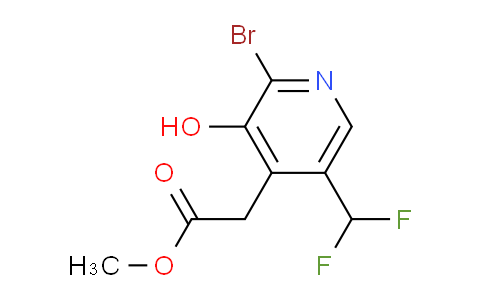AM124636 | 1805163-44-3 | Methyl 2-bromo-5-(difluoromethyl)-3-hydroxypyridine-4-acetate