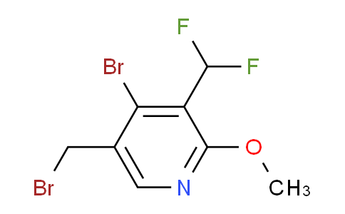 4-Bromo-5-(bromomethyl)-3-(difluoromethyl)-2-methoxypyridine
