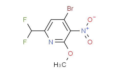 AM124646 | 1805239-15-9 | 4-Bromo-6-(difluoromethyl)-2-methoxy-3-nitropyridine