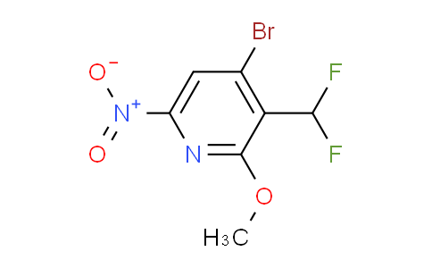 AM124647 | 1805239-32-0 | 4-Bromo-3-(difluoromethyl)-2-methoxy-6-nitropyridine
