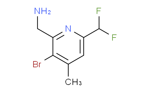 2-(Aminomethyl)-3-bromo-6-(difluoromethyl)-4-methylpyridine