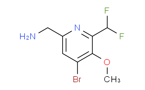 AM124664 | 1807029-05-5 | 6-(Aminomethyl)-4-bromo-2-(difluoromethyl)-3-methoxypyridine