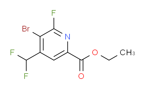 AM124665 | 1805368-21-1 | Ethyl 3-bromo-4-(difluoromethyl)-2-fluoropyridine-6-carboxylate