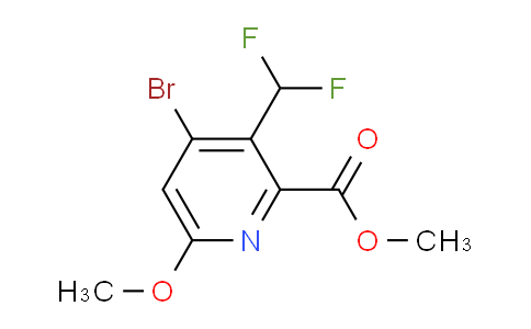 Methyl 4-bromo-3-(difluoromethyl)-6-methoxypyridine-2-carboxylate