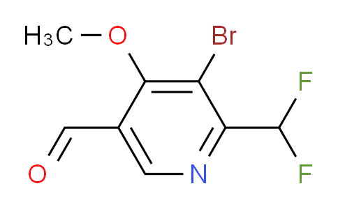 AM124667 | 1805921-58-7 | 3-Bromo-2-(difluoromethyl)-4-methoxypyridine-5-carboxaldehyde