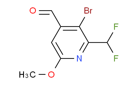 3-Bromo-2-(difluoromethyl)-6-methoxypyridine-4-carboxaldehyde