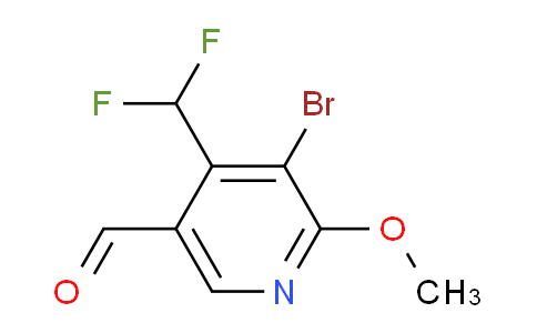 3-Bromo-4-(difluoromethyl)-2-methoxypyridine-5-carboxaldehyde