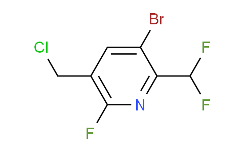 AM124678 | 1804912-84-2 | 3-Bromo-5-(chloromethyl)-2-(difluoromethyl)-6-fluoropyridine