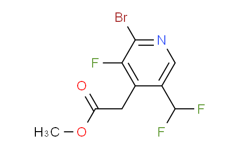 AM124683 | 1806998-10-6 | Methyl 2-bromo-5-(difluoromethyl)-3-fluoropyridine-4-acetate
