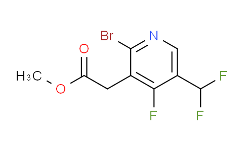 Methyl 2-bromo-5-(difluoromethyl)-4-fluoropyridine-3-acetate