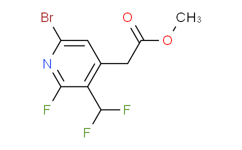 AM124686 | 1806062-31-6 | Methyl 6-bromo-3-(difluoromethyl)-2-fluoropyridine-4-acetate
