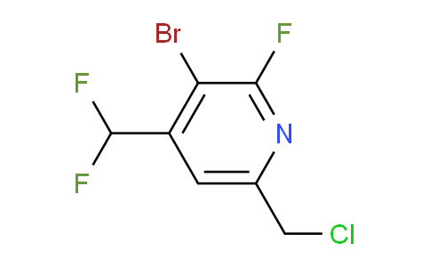 AM124694 | 1805240-41-8 | 3-Bromo-6-(chloromethyl)-4-(difluoromethyl)-2-fluoropyridine