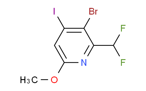 AM124695 | 1805164-58-2 | 3-Bromo-2-(difluoromethyl)-4-iodo-6-methoxypyridine