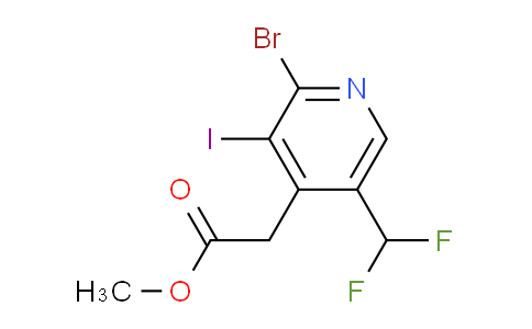 AM124700 | 1804842-39-4 | Methyl 2-bromo-5-(difluoromethyl)-3-iodopyridine-4-acetate