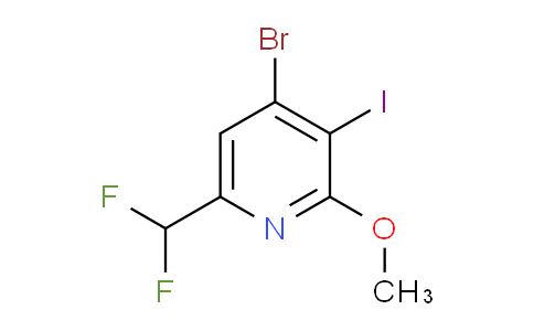 AM124710 | 1804889-48-2 | 4-Bromo-6-(difluoromethyl)-3-iodo-2-methoxypyridine