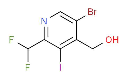 5-Bromo-2-(difluoromethyl)-3-iodopyridine-4-methanol