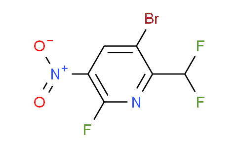 AM124716 | 1805371-12-3 | 3-Bromo-2-(difluoromethyl)-6-fluoro-5-nitropyridine