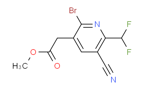 AM124727 | 1807000-43-6 | Methyl 2-bromo-5-cyano-6-(difluoromethyl)pyridine-3-acetate