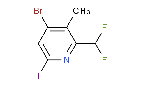 AM124728 | 1805409-20-4 | 4-Bromo-2-(difluoromethyl)-6-iodo-3-methylpyridine